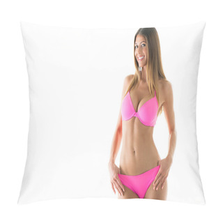 Personality  Attractive Girl In A Bikini Pillow Covers