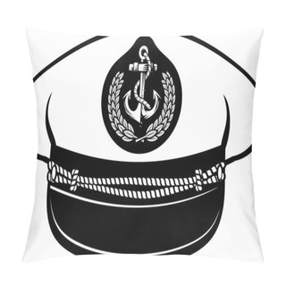 Personality  Captain Hat Pillow Covers