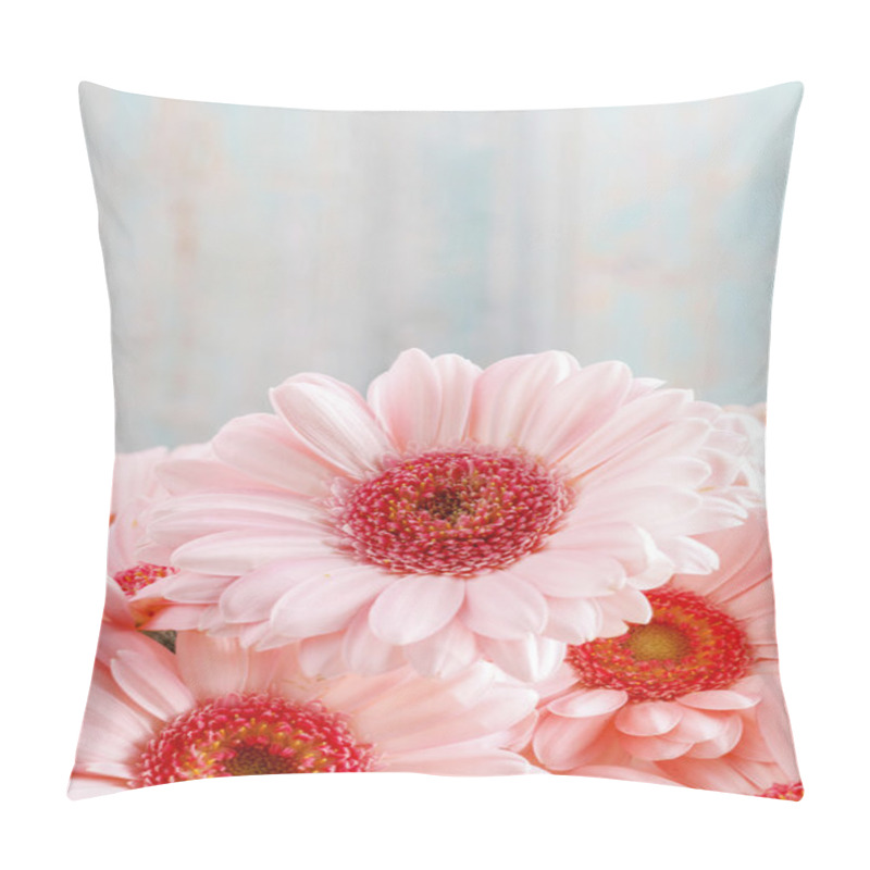 Personality  Bouquet of pink gerbera daisies pillow covers