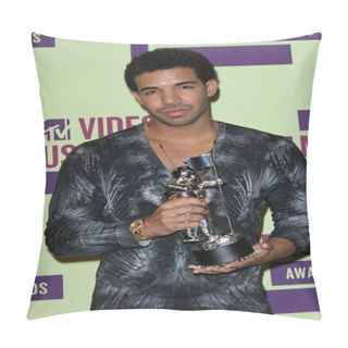 Personality  Drake At The 2012 Video Music Awards Press Room, Staples Center, Los Angeles Pillow Covers