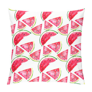 Personality  Beautiful Wonderful Bright Colorful Delicious Tasty Yummy Ripe Juicy Cute Lovely Red Summer Fresh Dessert Slices Of Watermelon  Pattern Pillow Covers