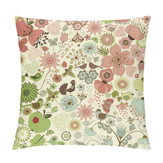 Personality Floral Background Pillow Covers