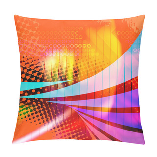 Personality  Swooshy Lines Abstract Layout Pillow Covers