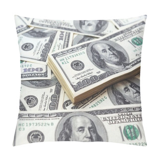 Personality  Dollar Bank Note Money Background Pillow Covers
