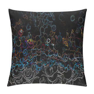 Personality  Digital Illustration Abstract Fun Background Pillow Covers