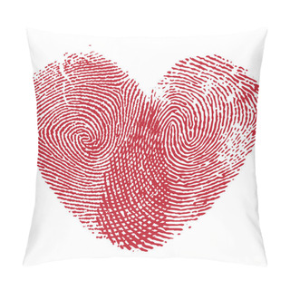 Personality  Lip Print Heart Pillow Covers