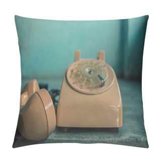 Personality  Headsets On Concrete  Pillow Covers