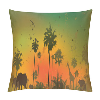 Personality  Jungle Animals Pillow Covers