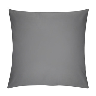 Personality  Prolonged Empty Dull Gray Sky Without Clouds, Without Sun With A Frame Vignetting Effect. Pillow Covers