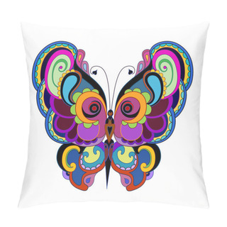 Personality  Decoration Bright Butterfly Pillow Covers