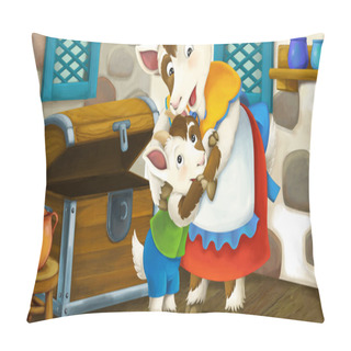 Personality  Cartoon Fairy Tale Scene Pillow Covers