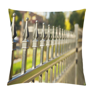 Personality  Pointed Metal Fence Perspective Pillow Covers