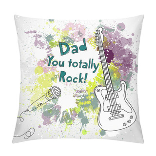 Personality  Happy Father's Day Card Pillow Covers