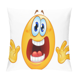 Personality  Panic Emoticon Pillow Covers