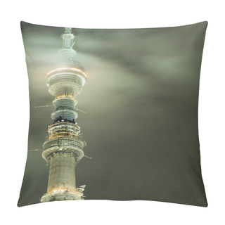 Personality  Tv Tower Close Up Pillow Covers
