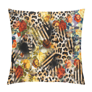 Personality  Dress Fashion Print Designs,colorful Patterns Pillow Covers