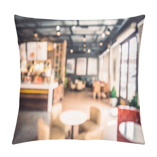 Personality  Abstract Blur Coffee Shop Pillow Covers