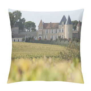 Personality  Vineyard And Chateau D'Yquem, Sauternes Region Pillow Covers