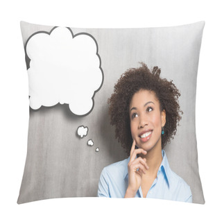 Personality  Thinking Woman Pillow Covers