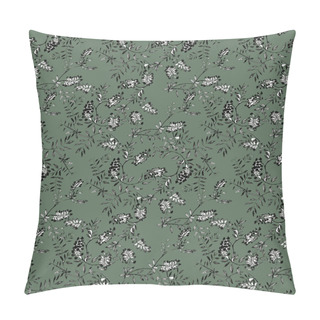 Personality  Wildflowers Seamless Pattern Pillow Covers