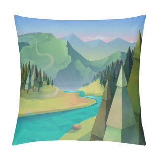 Personality  Forest Landscape, Nature   Background Pillow Covers