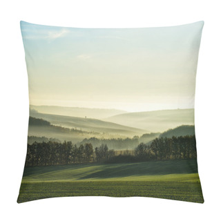 Personality The Hills In The Fog Pillow Covers