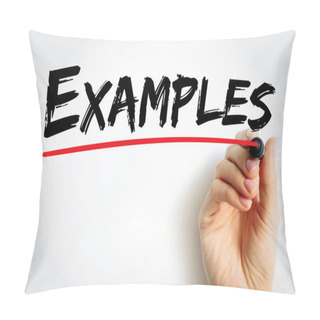 Personality  Examples Text Quote, Concept Background Pillow Covers