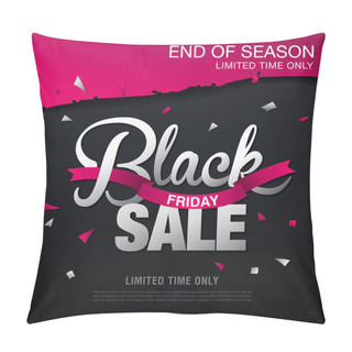 Personality  Black Friday Banner Pillow Covers