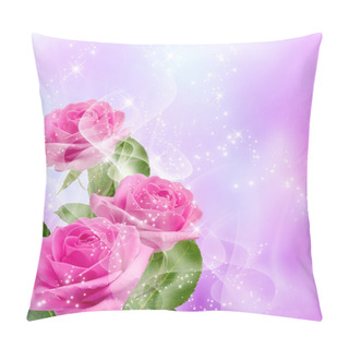 Personality  Roses And Stars Pillow Covers