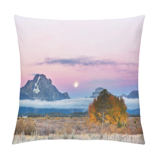 Personality  Bright Colors Of The Fall Season In Grand Teton National Park, Wyoming, USA Pillow Covers