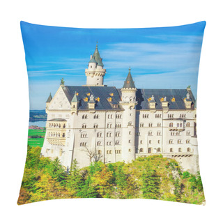 Personality  Neuschwanstein Castle In Early Autumn Near Fussen Southwest Bavaria, Germany. Pillow Covers