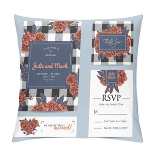 Personality  Botanic Invitation Set  Pillow Covers