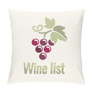 Personality  Wine Vintage Grapes Label Background Pillow Covers