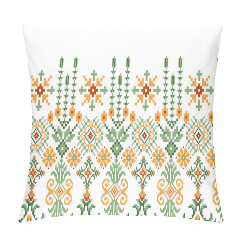 Personality  Beautiful knitted embroidery.geometric ethnic oriental pattern traditional on white background.Aztec style,abstract,vector,illustration.design for texture,fabric,clothing,wrapping,decoration,carpet. pillow covers
