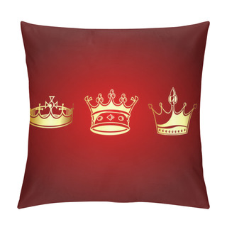 Personality  Crowns Set Pillow Covers