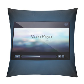 Personality  Vector Video Movie Media Player Skin Pillow Covers