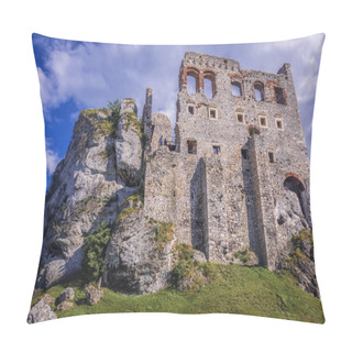 Personality  Ogrodzieniec Castle In Poland Pillow Covers
