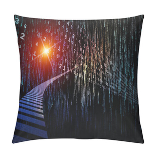 Personality  Beyond Information Stream Pillow Covers
