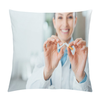 Personality  Stop Smoking For Your Health Pillow Covers