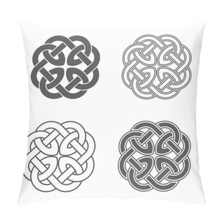 Personality  Vector Celtic Knot. Ethnic Ornament. Pillow Covers