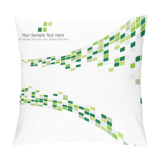 Personality  Green Checked Background Pillow Covers