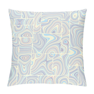 Personality  Geometric Abstract Pattern. Polka Dot Pattern On Low Poly Background. Vector Image. Pillow Covers