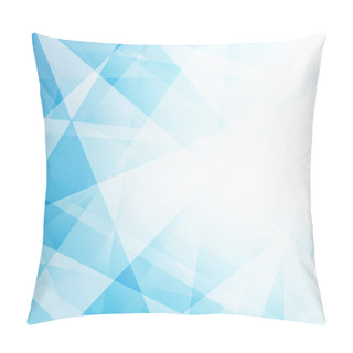 Personality  Abstract Light Blue Background. Vector  Pillow Covers