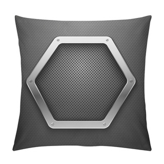 Personality  Abstract Metal Background. Pillow Covers