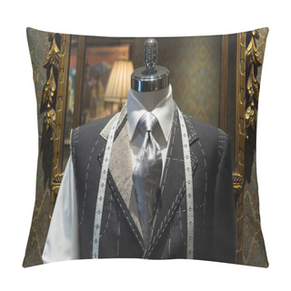 Personality  Unfinished Jacket At A Tailor Shop Pillow Covers