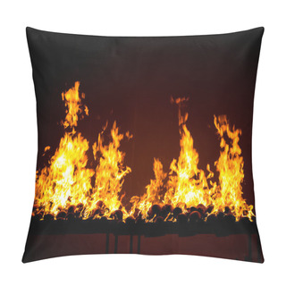 Personality  Burning And Fire Flames Pillow Covers