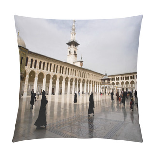 Personality  Damascus - Syria UMAYYAD MOSQUE Pillow Covers