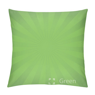 Personality  Illustration Of Green Background Pillow Covers