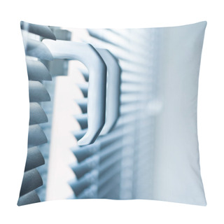 Personality  Window Handles With Neat Blinds. Pillow Covers