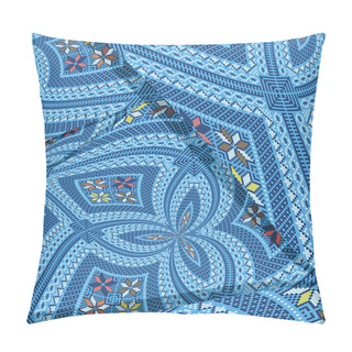 Personality  Arabesque Decorative Background With Floral Motif Pillow Covers
